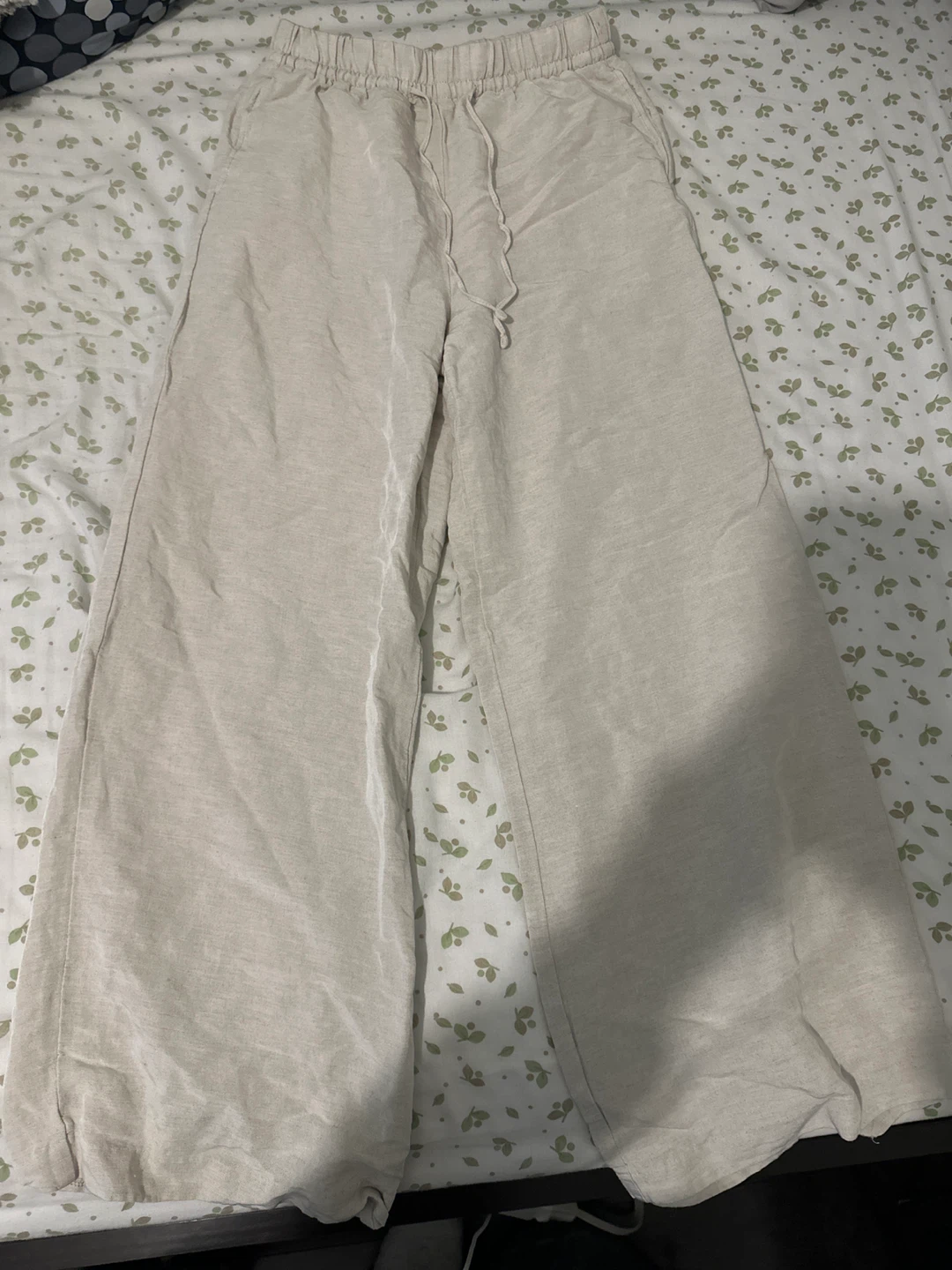 H&M Wide Leg Linen Pants