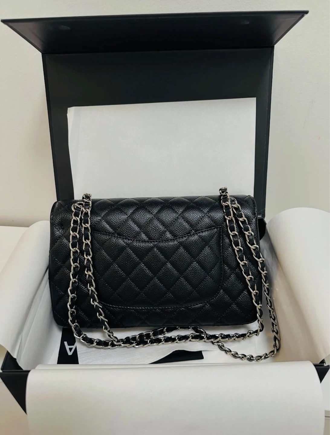 Black Chanel Medium Classic Flap Bag - photo 3