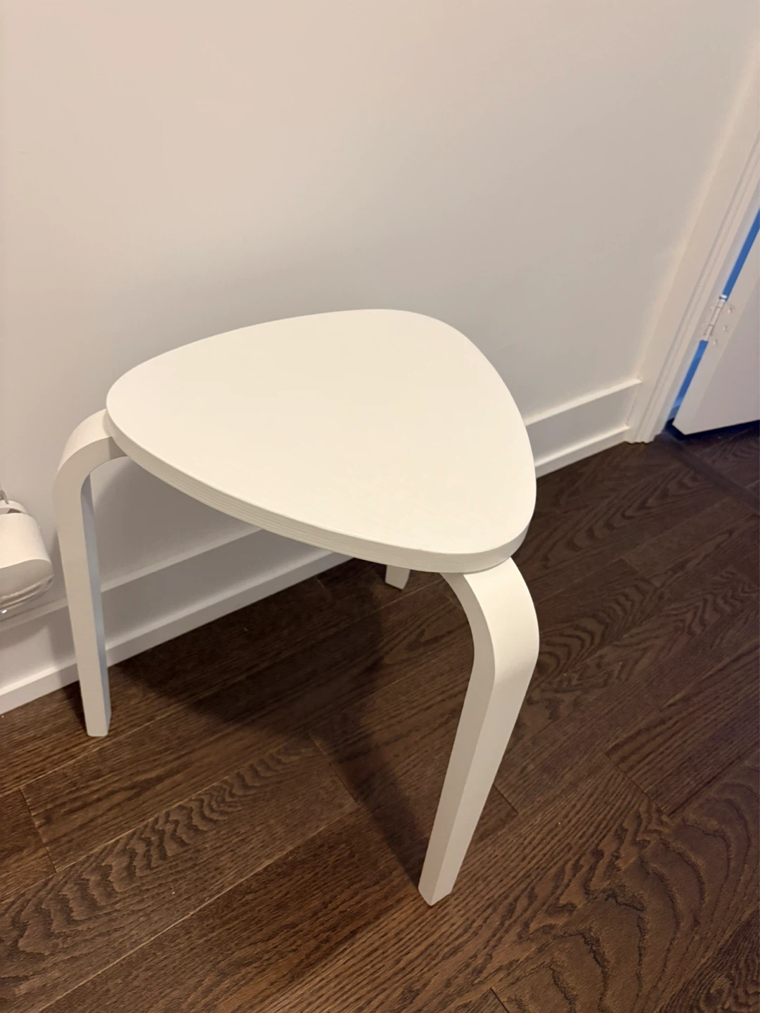 White IKEA "Frosta" Stool