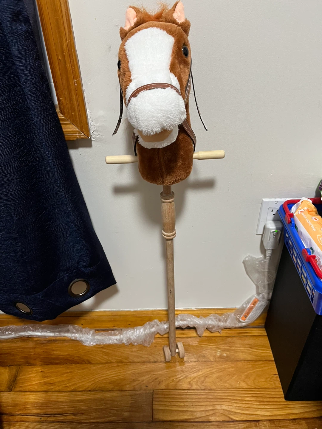 Plush Hobby Horse Stick Toy - photo 3