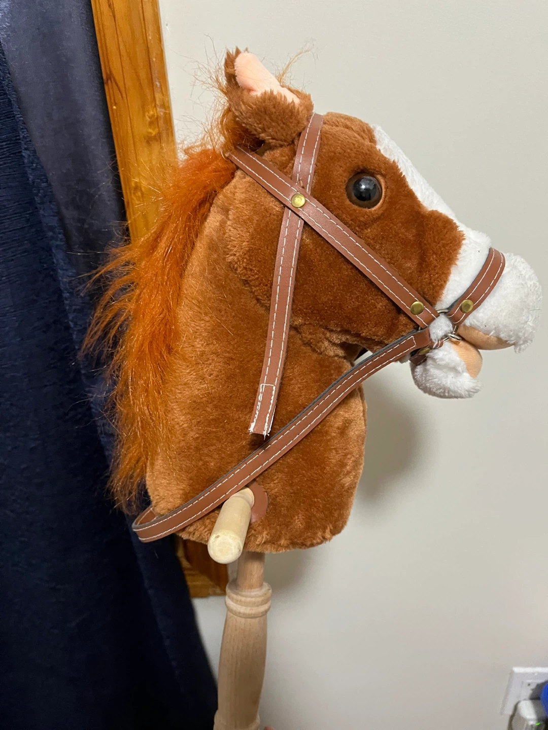 Plush Hobby Horse Stick Toy - photo 2