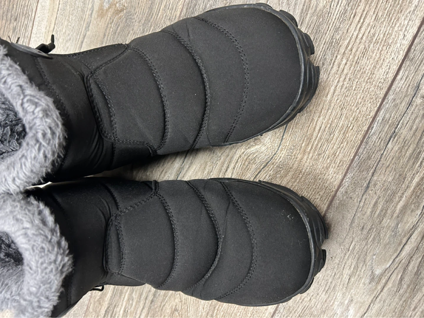 Black winter boots, size 39 - photo 4