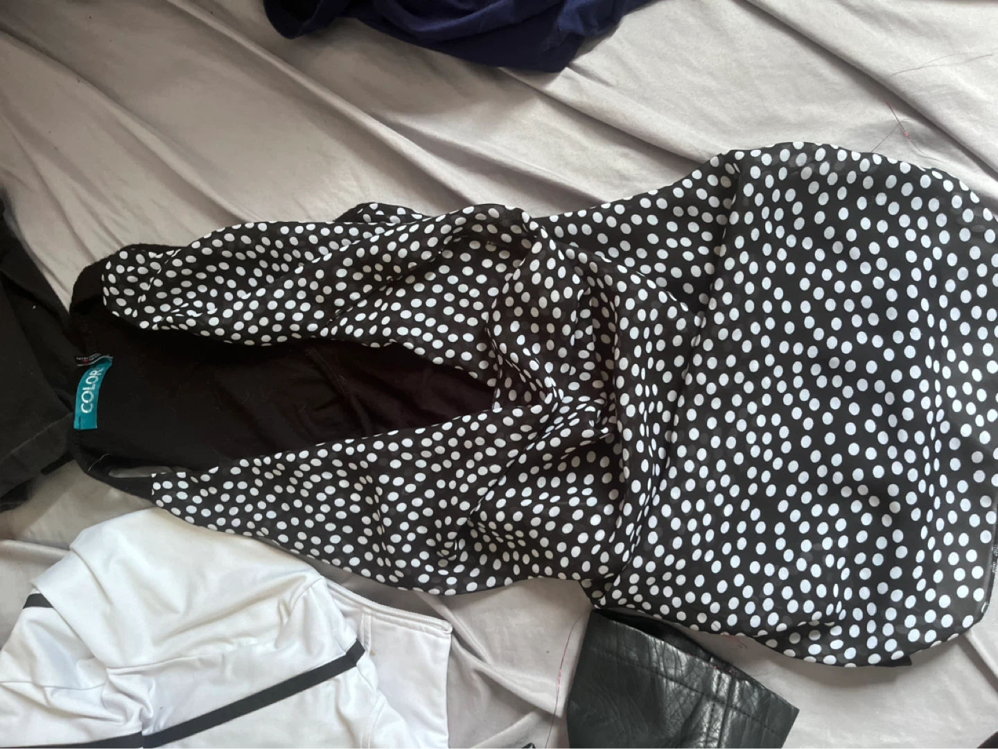 Robe à pois