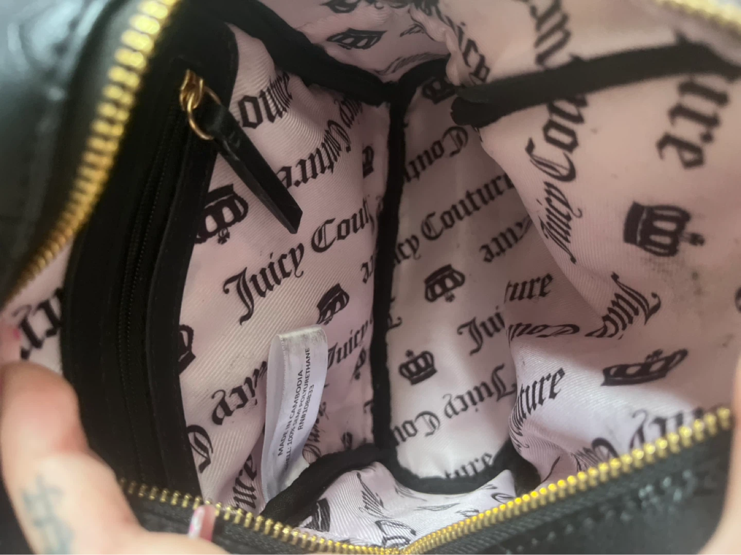 Mini sac à dos noir Juicy Couture - photo 4