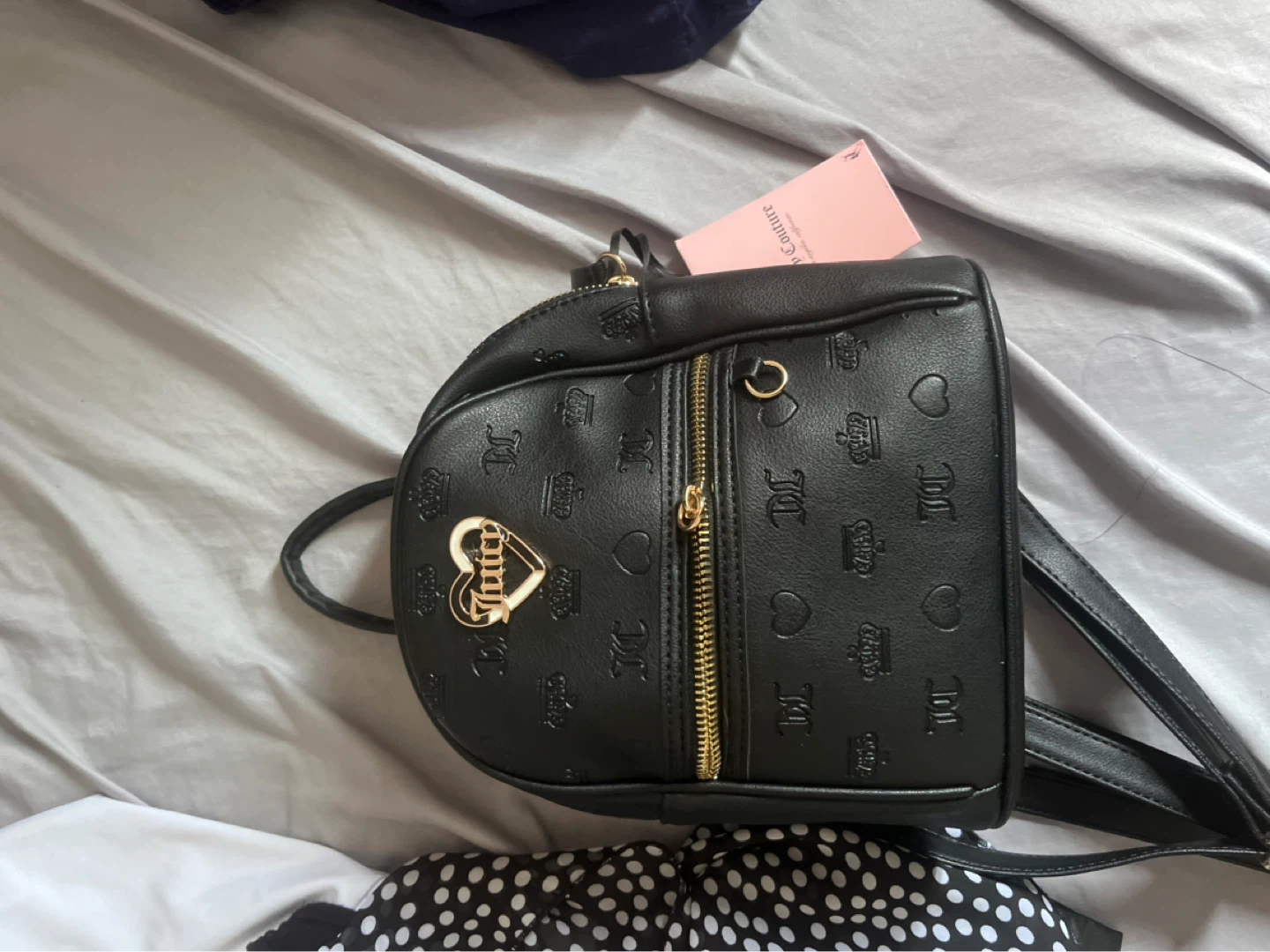 Mini sac à dos noir Juicy Couture - photo 2