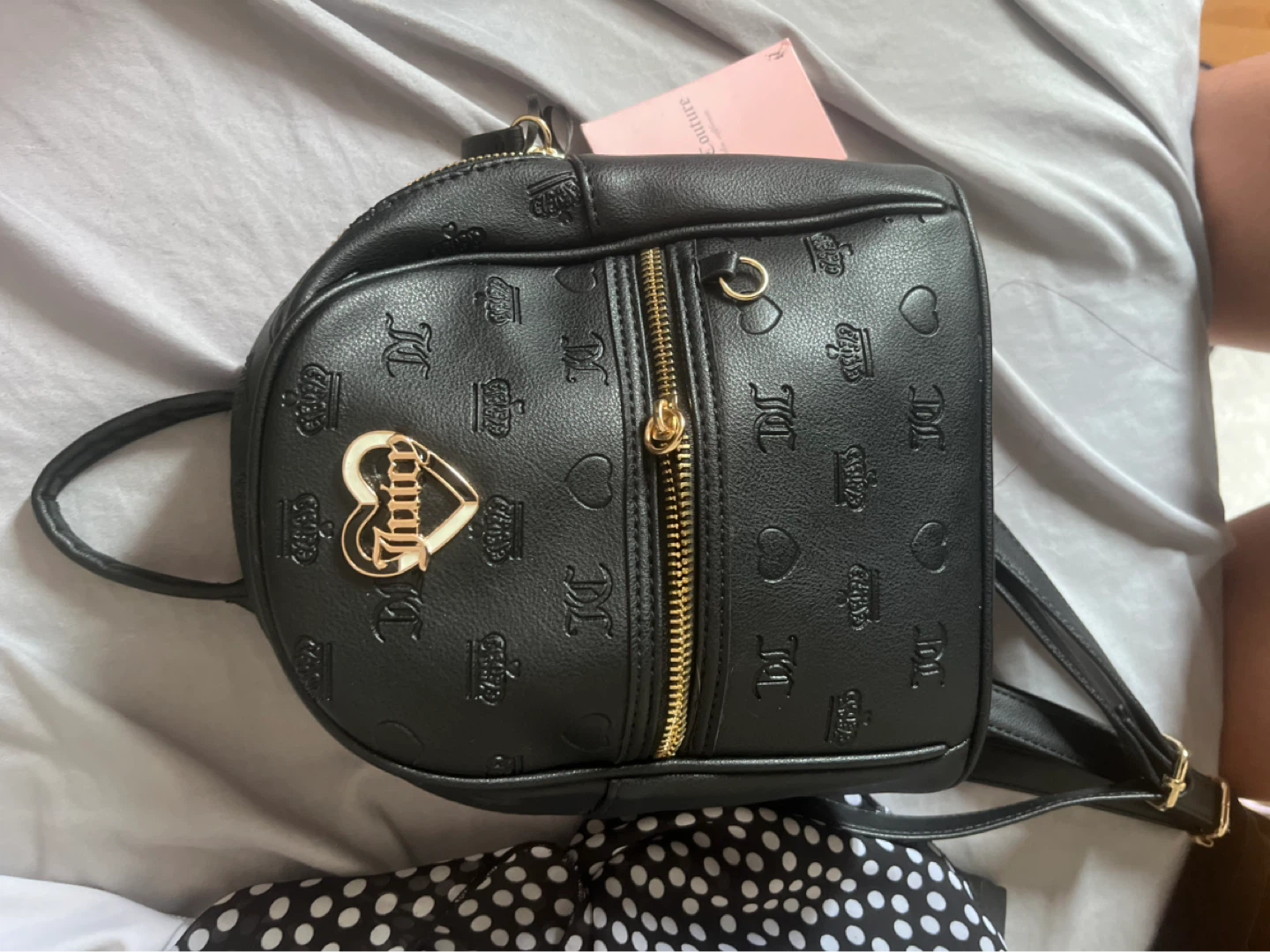 Mini sac à dos noir Juicy Couture - photo 3