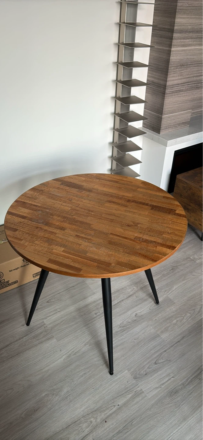 Structube Aviva Teak Wood Dining Table - 110 cm - photo 2