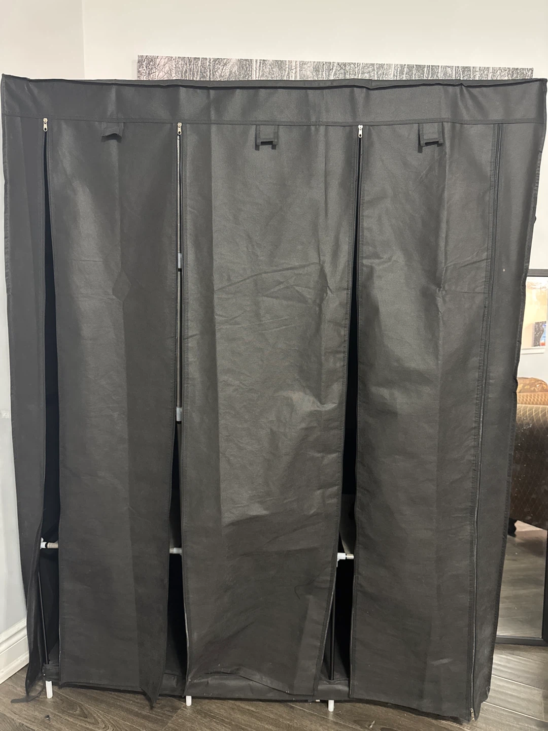 Black Portable Wardrobe Closet
