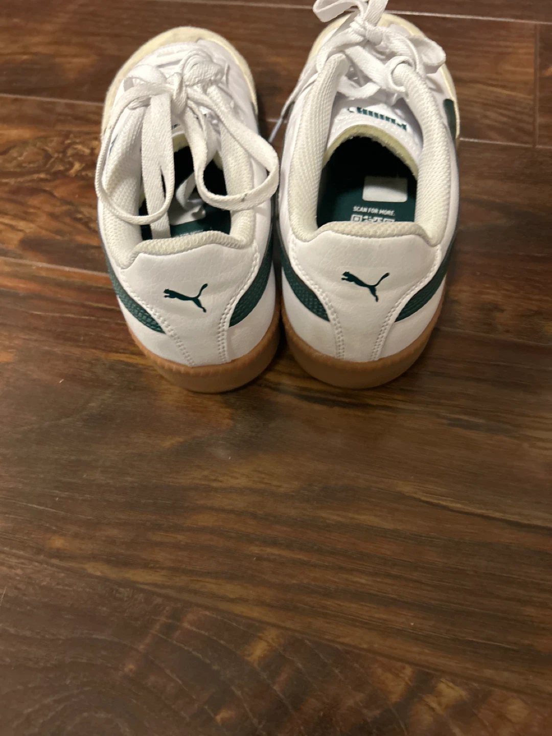 Puma White & Green Sneakers - photo 3