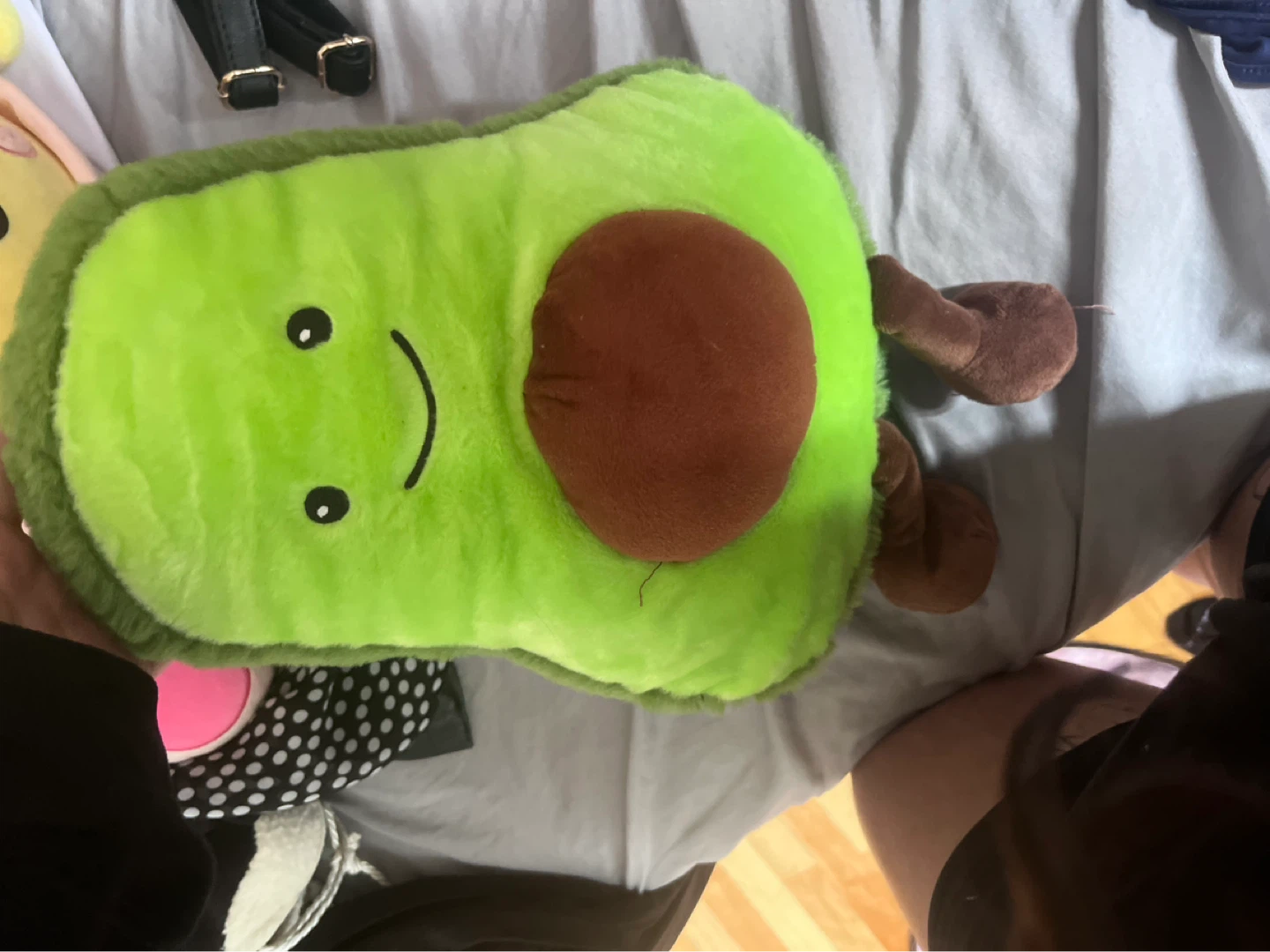 Peluche avocat bouillotte pour ventre - photo 2