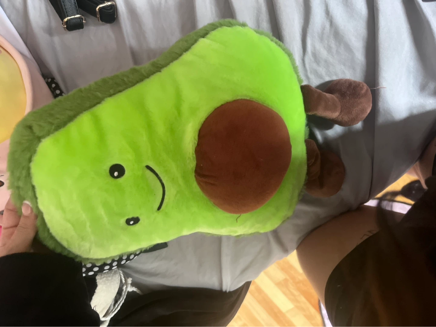 Peluche avocat bouillotte pour ventre - photo 3