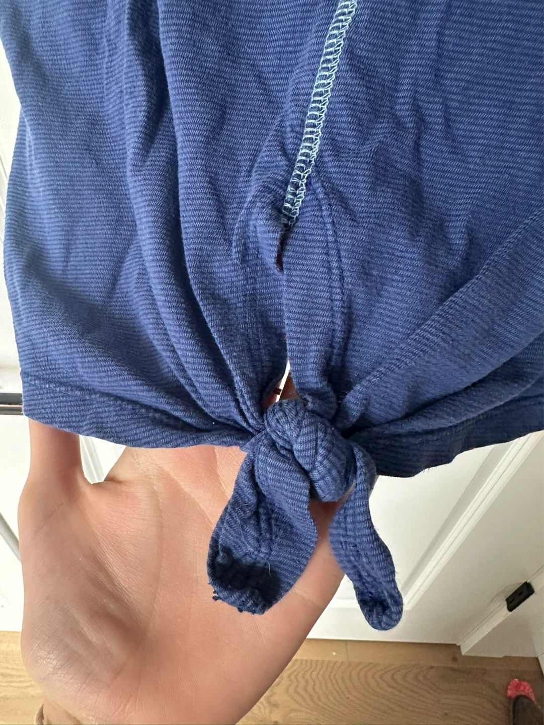 Ozella Girls Blue Tie-Front T-Shirt Size L (10/12) - photo 4