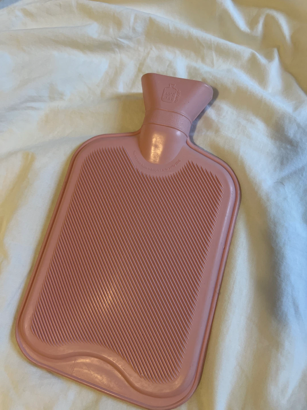 Pink Rubber Hot Water Bottle