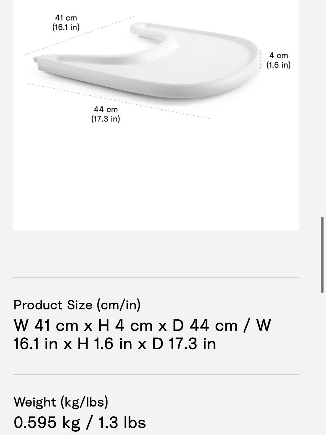 Stokke Tripp Trapp Tray - Gray - photo 5