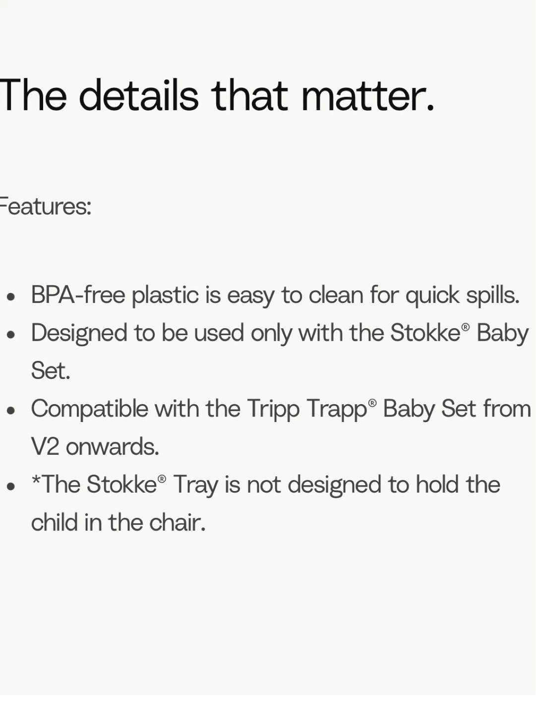 Stokke Tripp Trapp Tray - Gray - photo 4