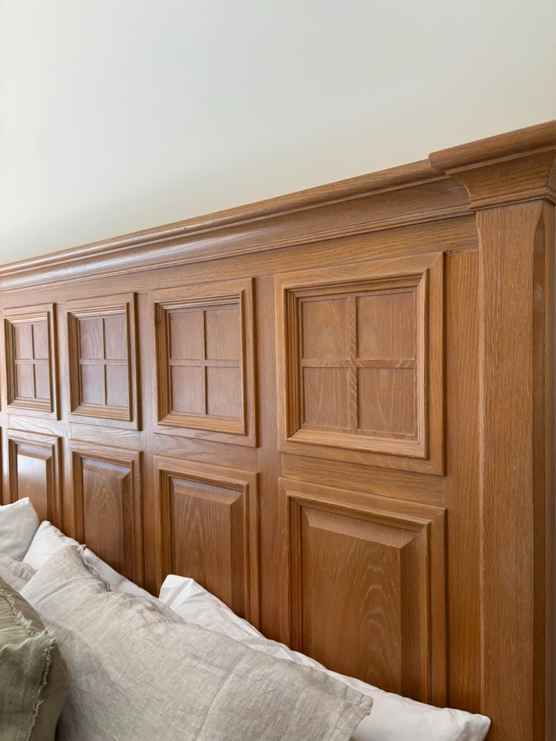 SOLID OAK MADE BY THOMASVILLE FURNITURE KING OR QUEEN WORKS - photo 4