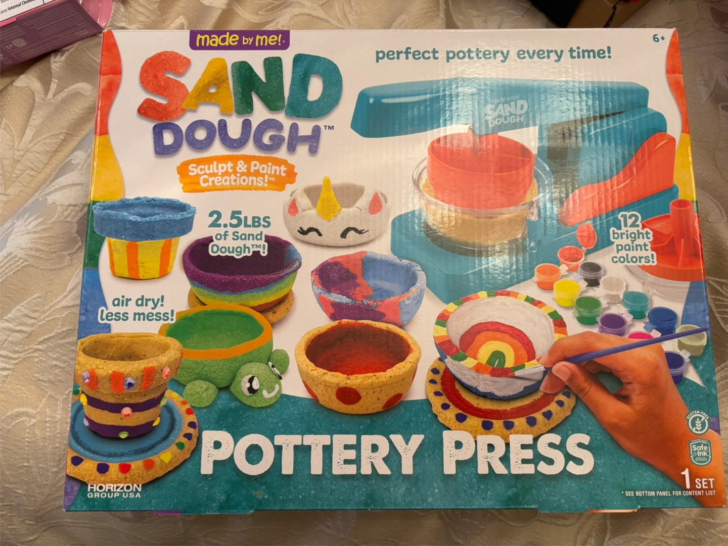 Made By Me Sand Dough Pottery Press Kit