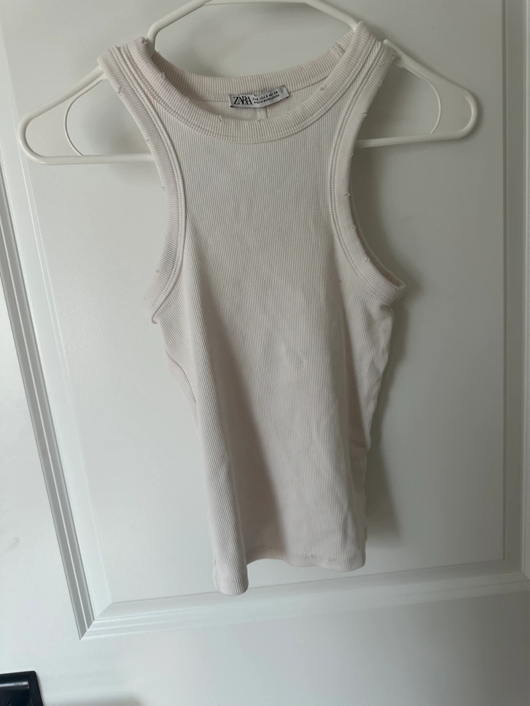 ZARA Ribbed Tank Top - Size S