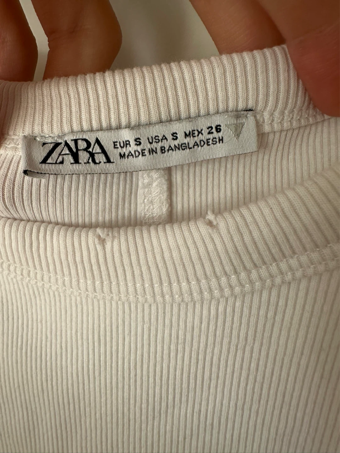 ZARA Ribbed Tank Top - Size S - photo 2