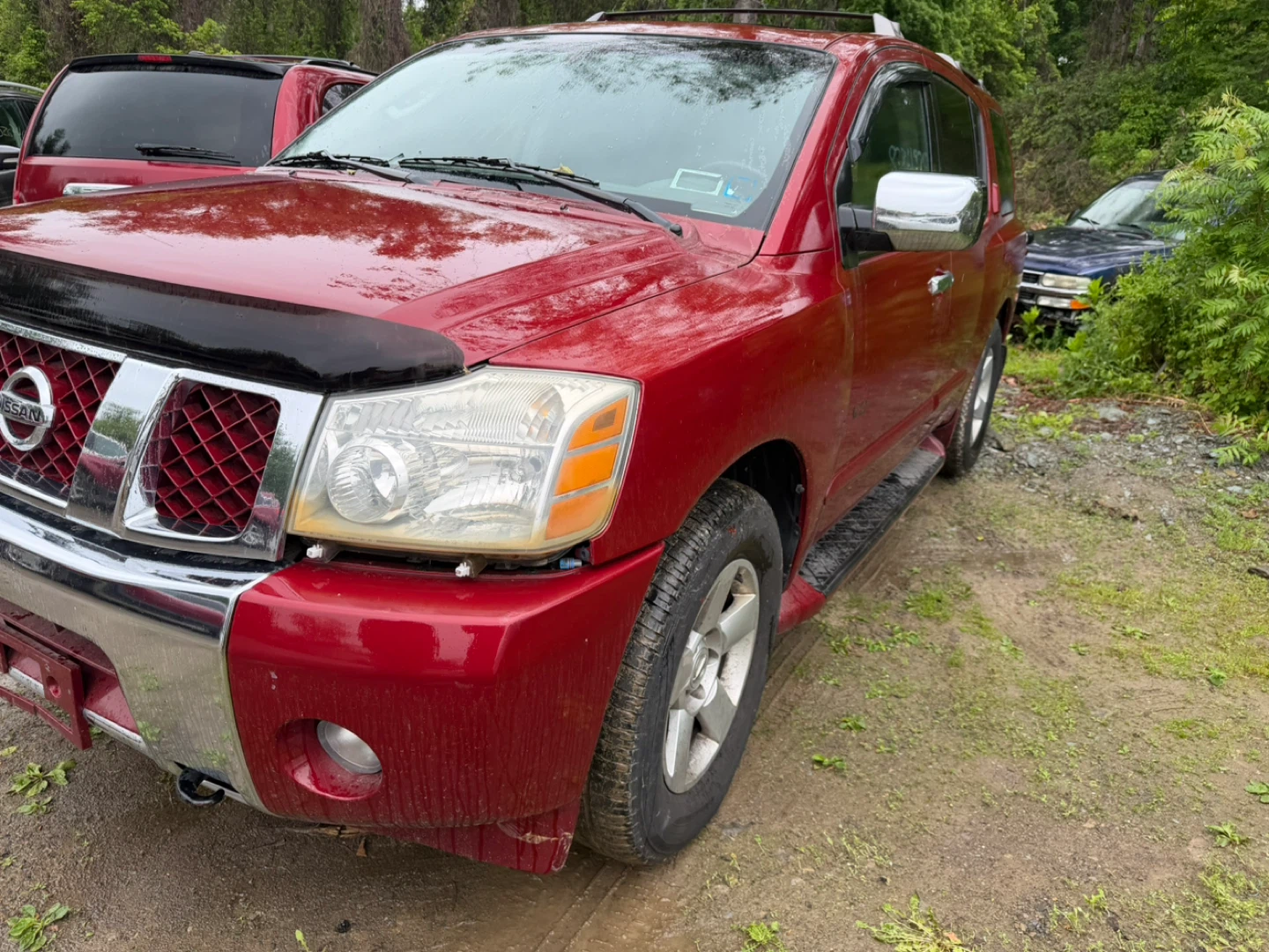 Red Nissan Armada SUV 2006 millas 170.00 milla - photo 3