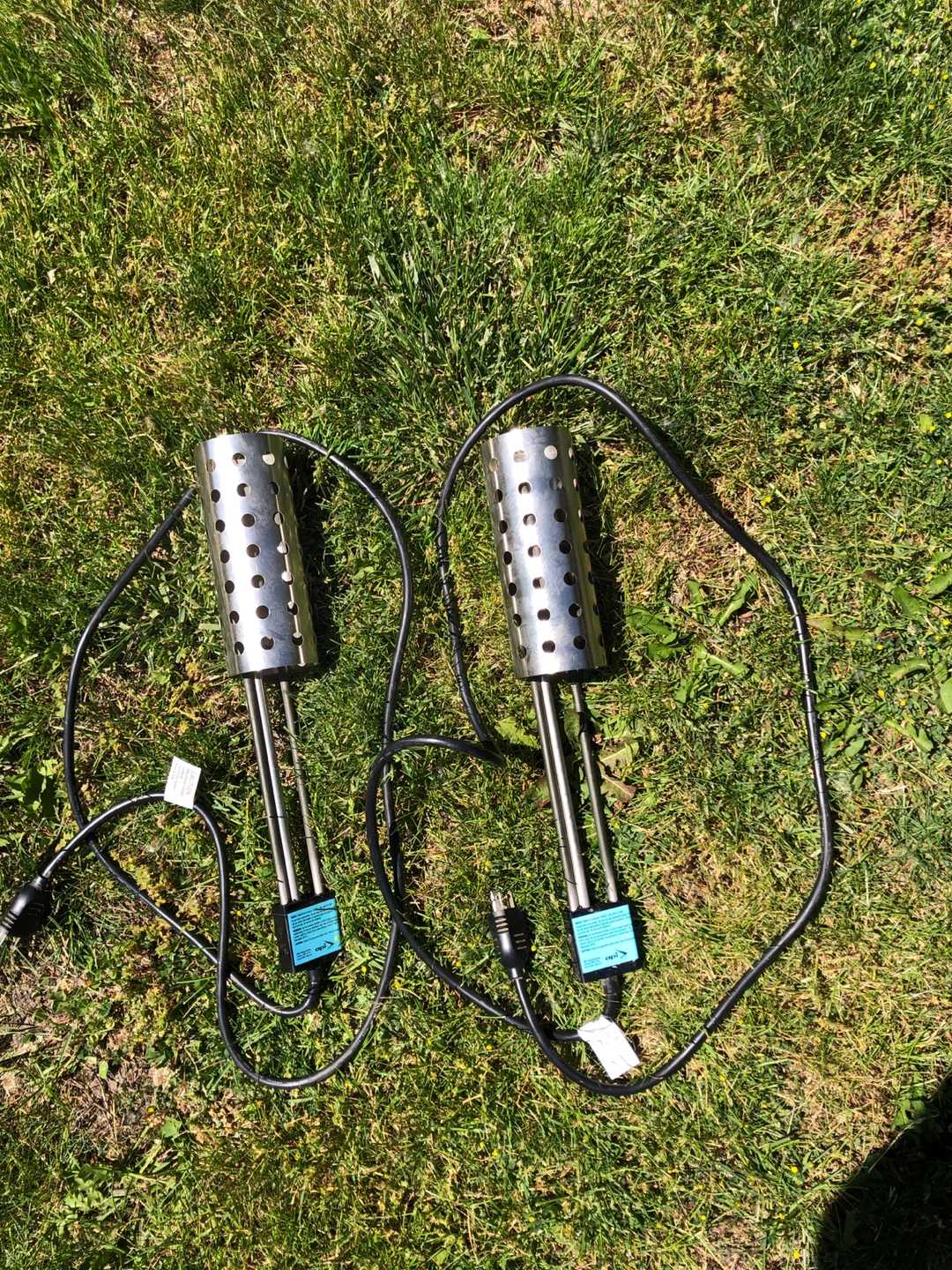 2 Stainless Steel Immersion Heaters