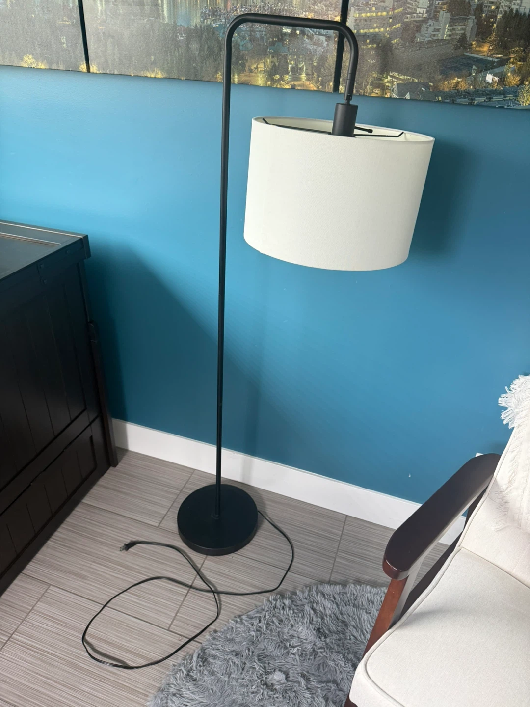 Modern Black Floor Lamp