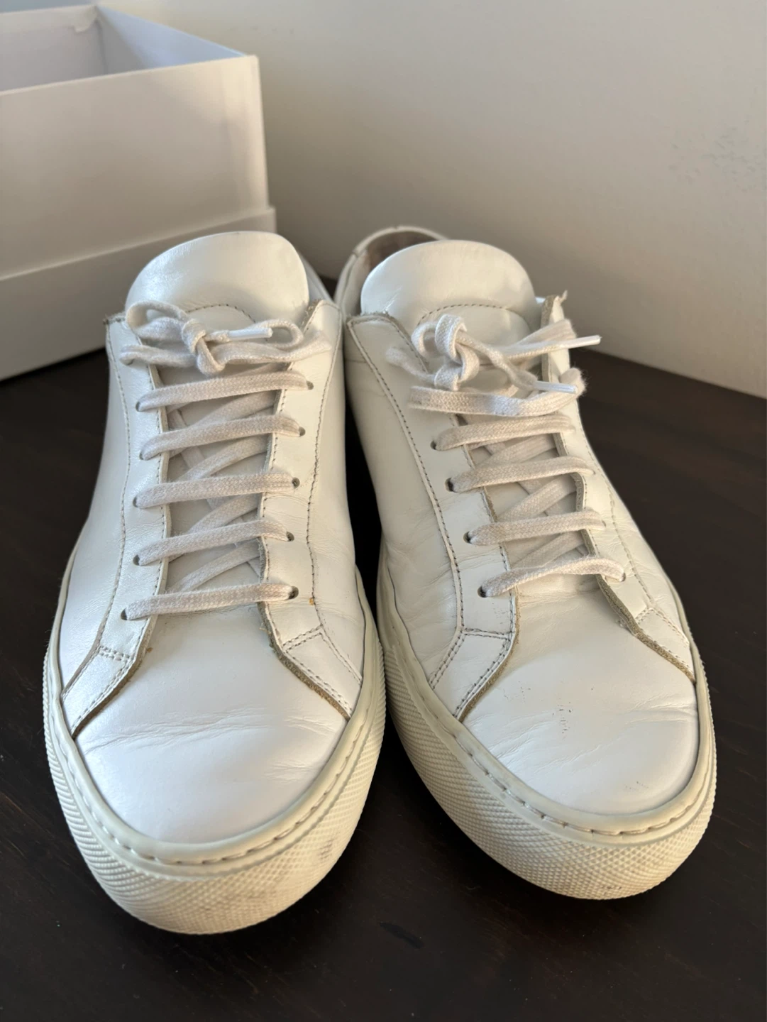 Common Projects White Leather Sneakers - Size 40 - photo 5