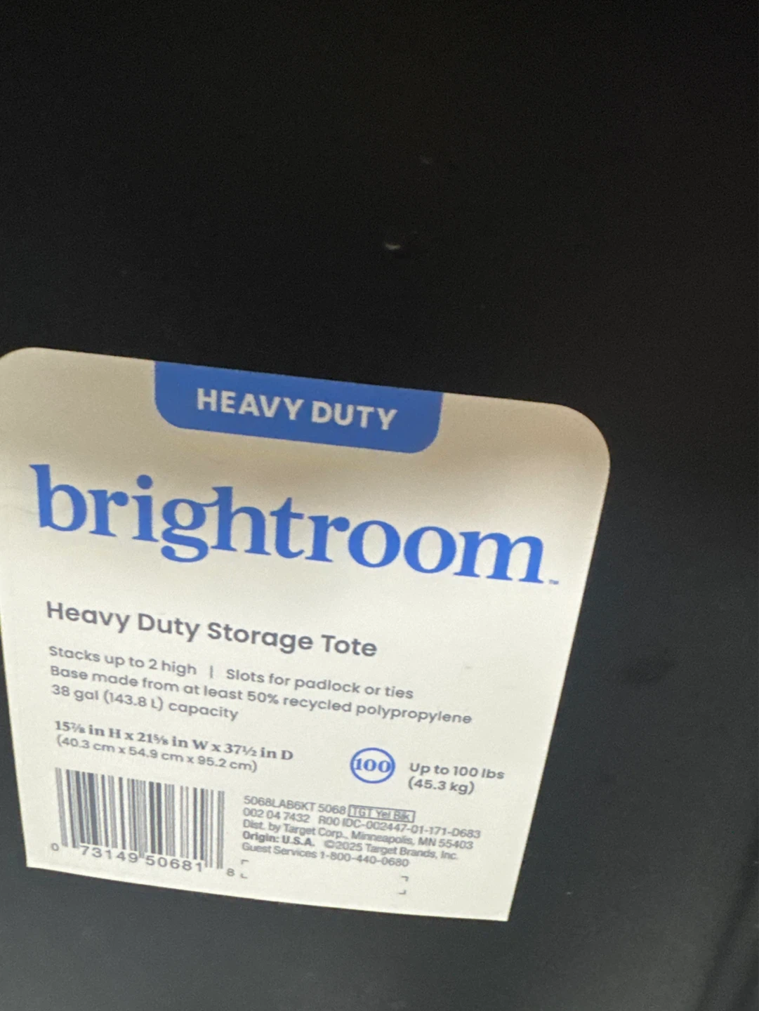 Brightroom Heavy Duty Storage Totes (Set of 4) - photo 2