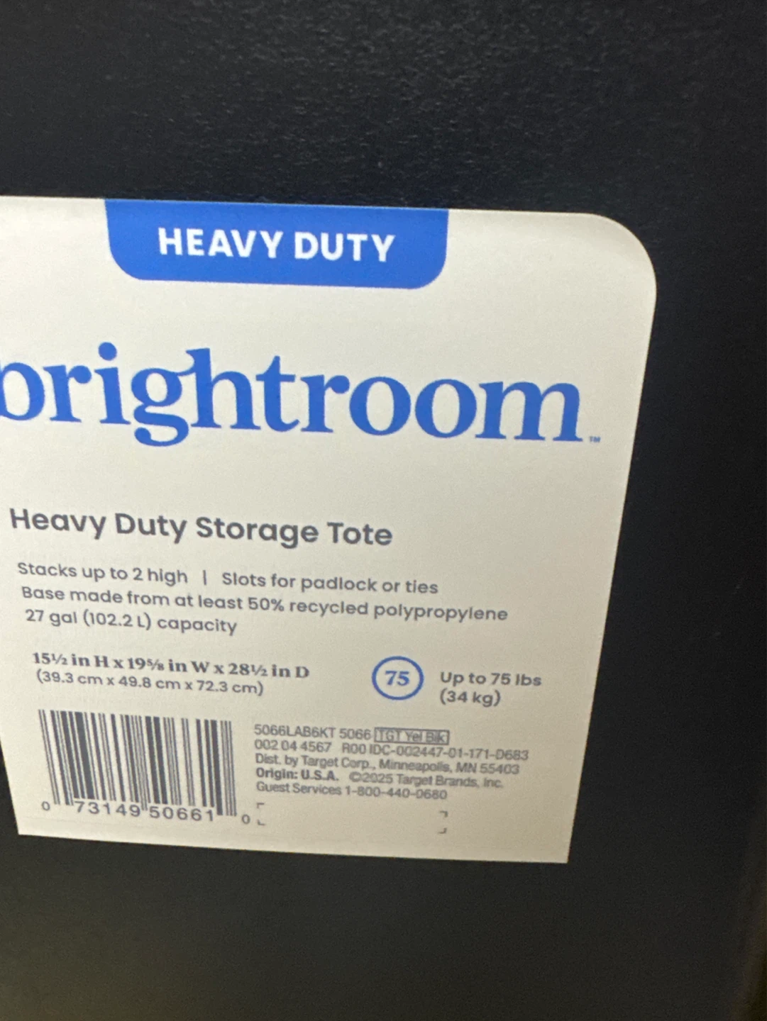 Brightroom Heavy Duty Storage Totes (Set of 4) - photo 4