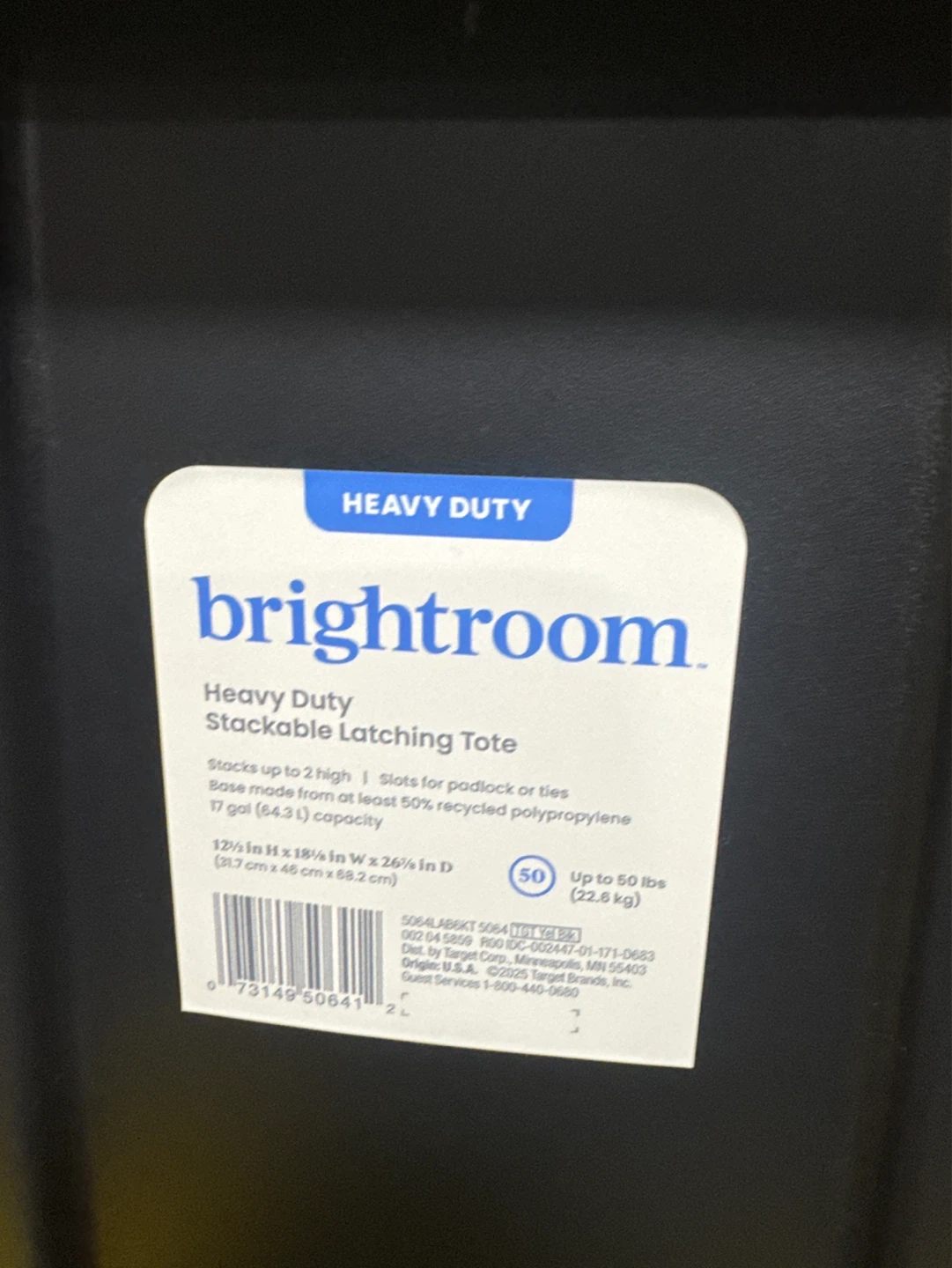 Brightroom Heavy Duty Storage Totes (Set of 4) - photo 5