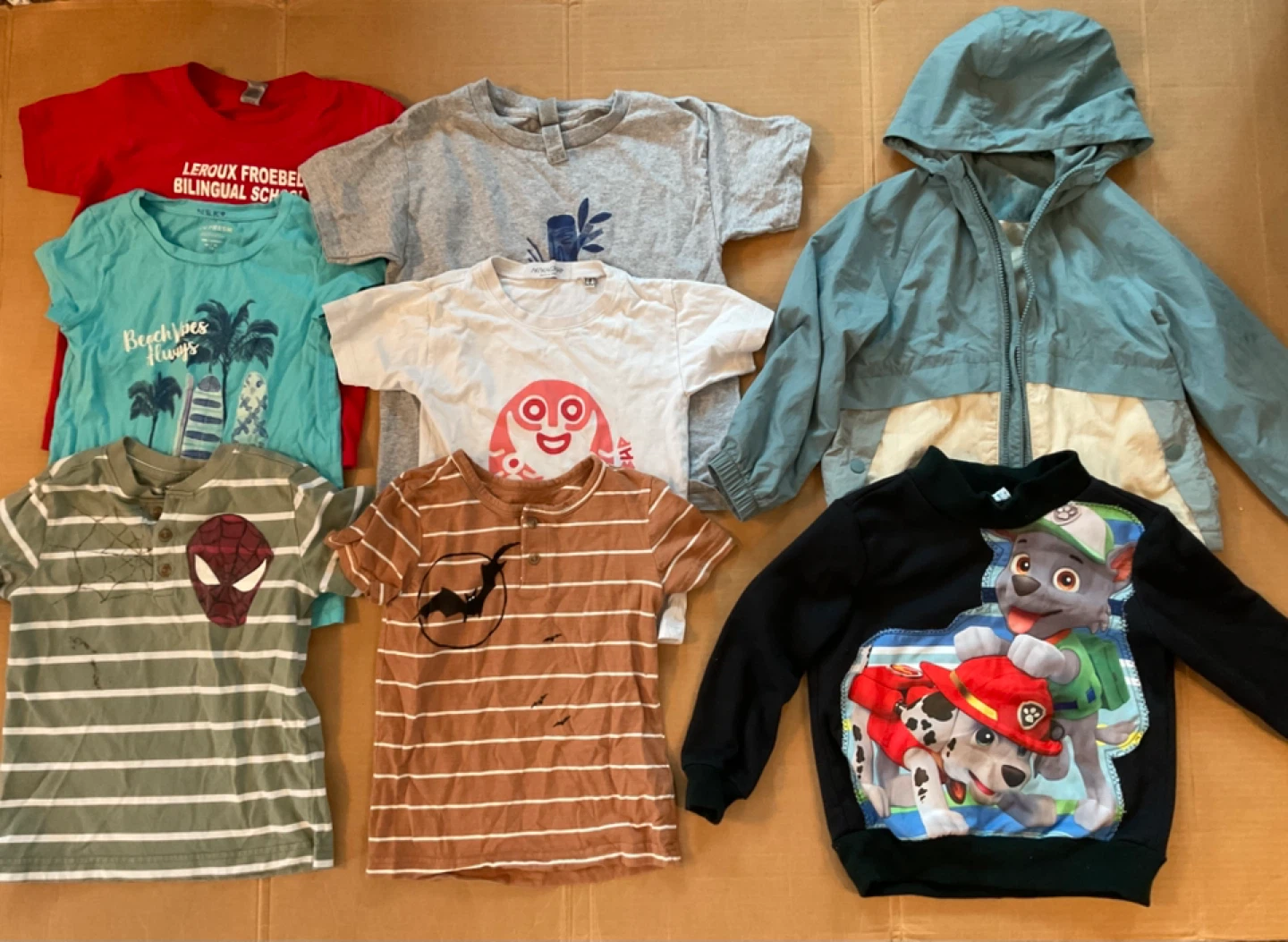 Boys Clothes Bundle T-Shirts Jacket Sweatshirt Size 6/7
