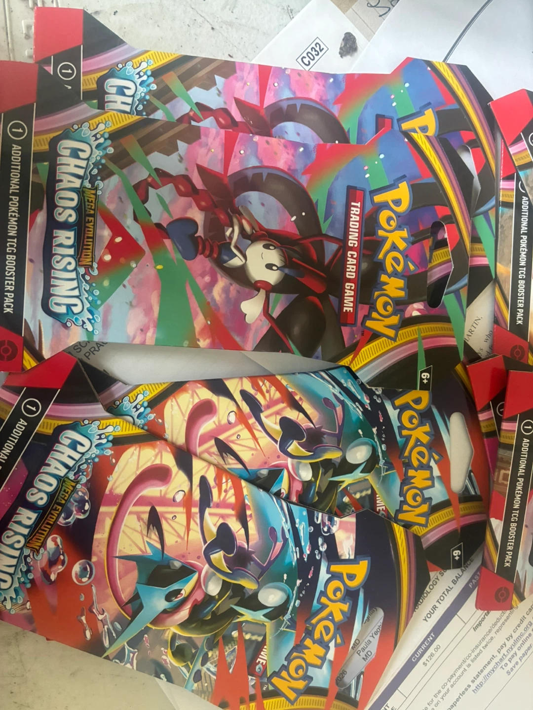Pokemon Trading Card Game Chaos Rising Booster Packs - photo 2