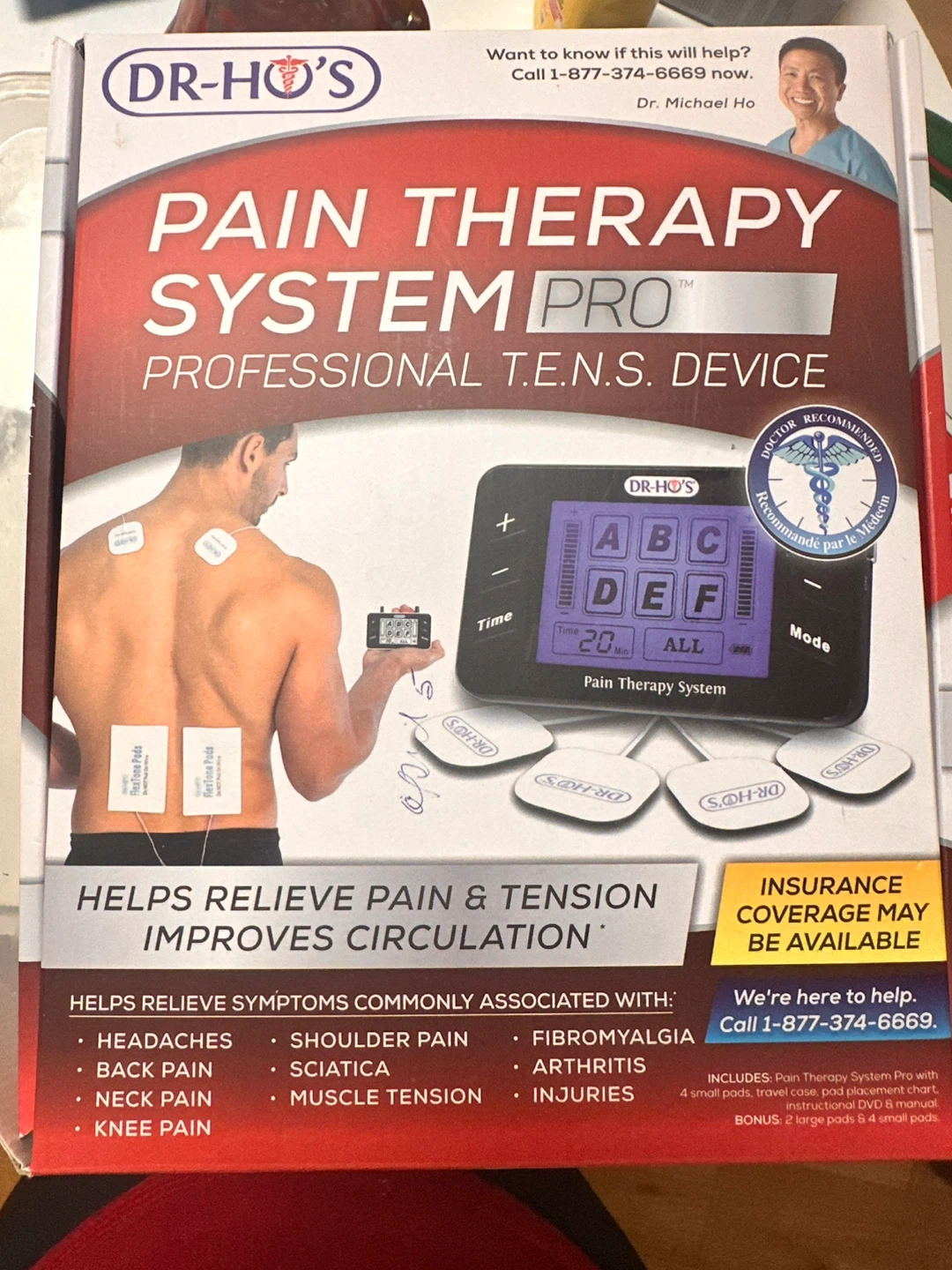 Dr. Ho's Pain Therapy System Pro T.E.N.S. Device