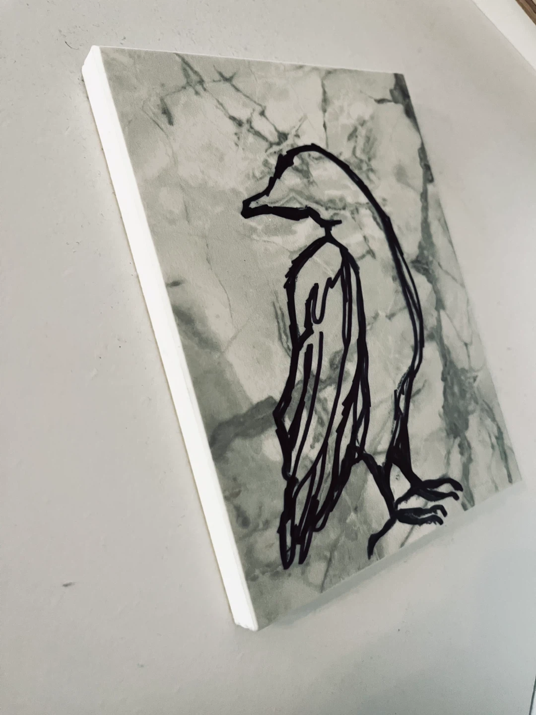 “The Raven” on polished stone - photo 2