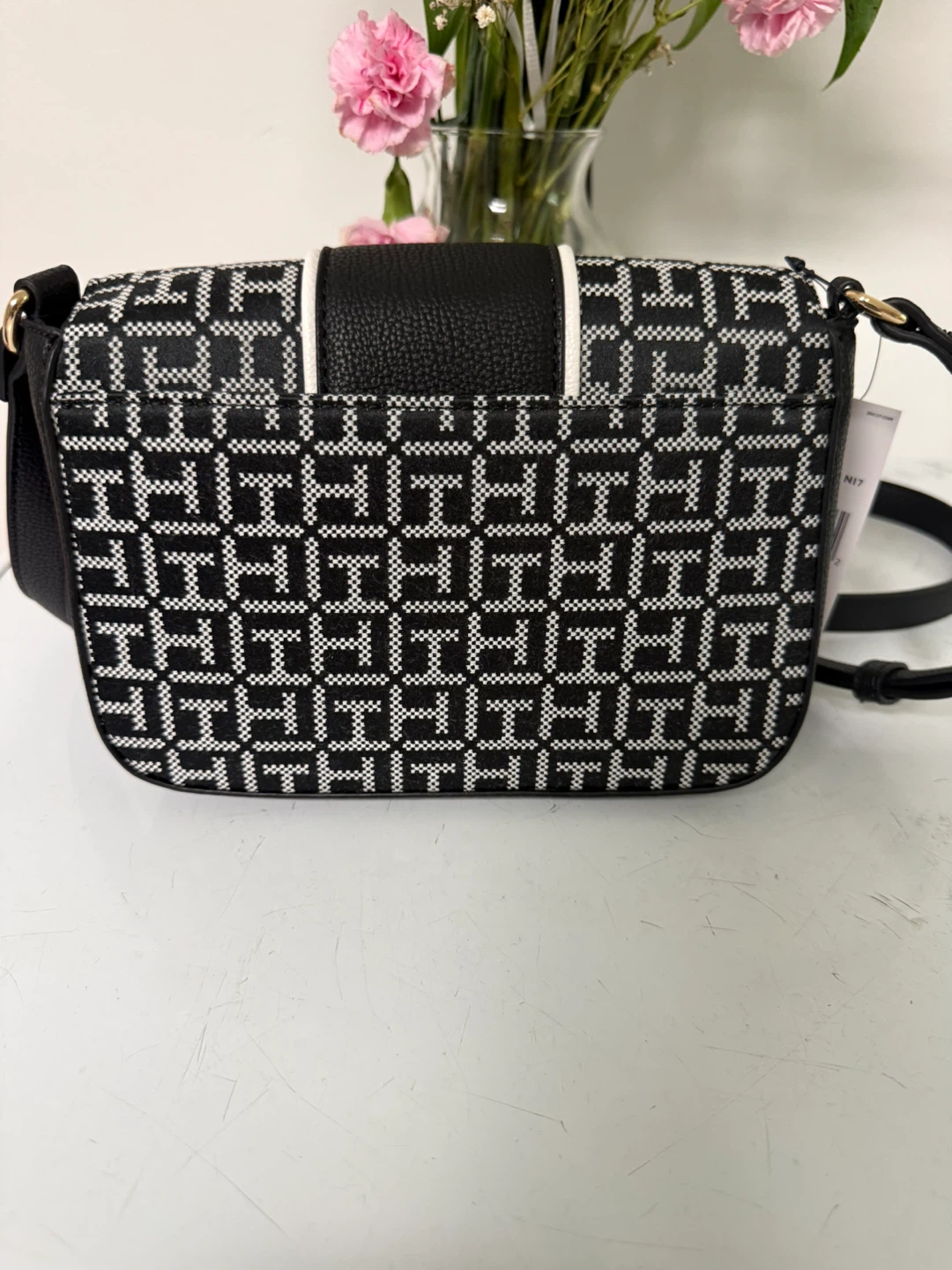 Tommy Hilfiger Crossbody Bag - Black/White Monogram - photo 2