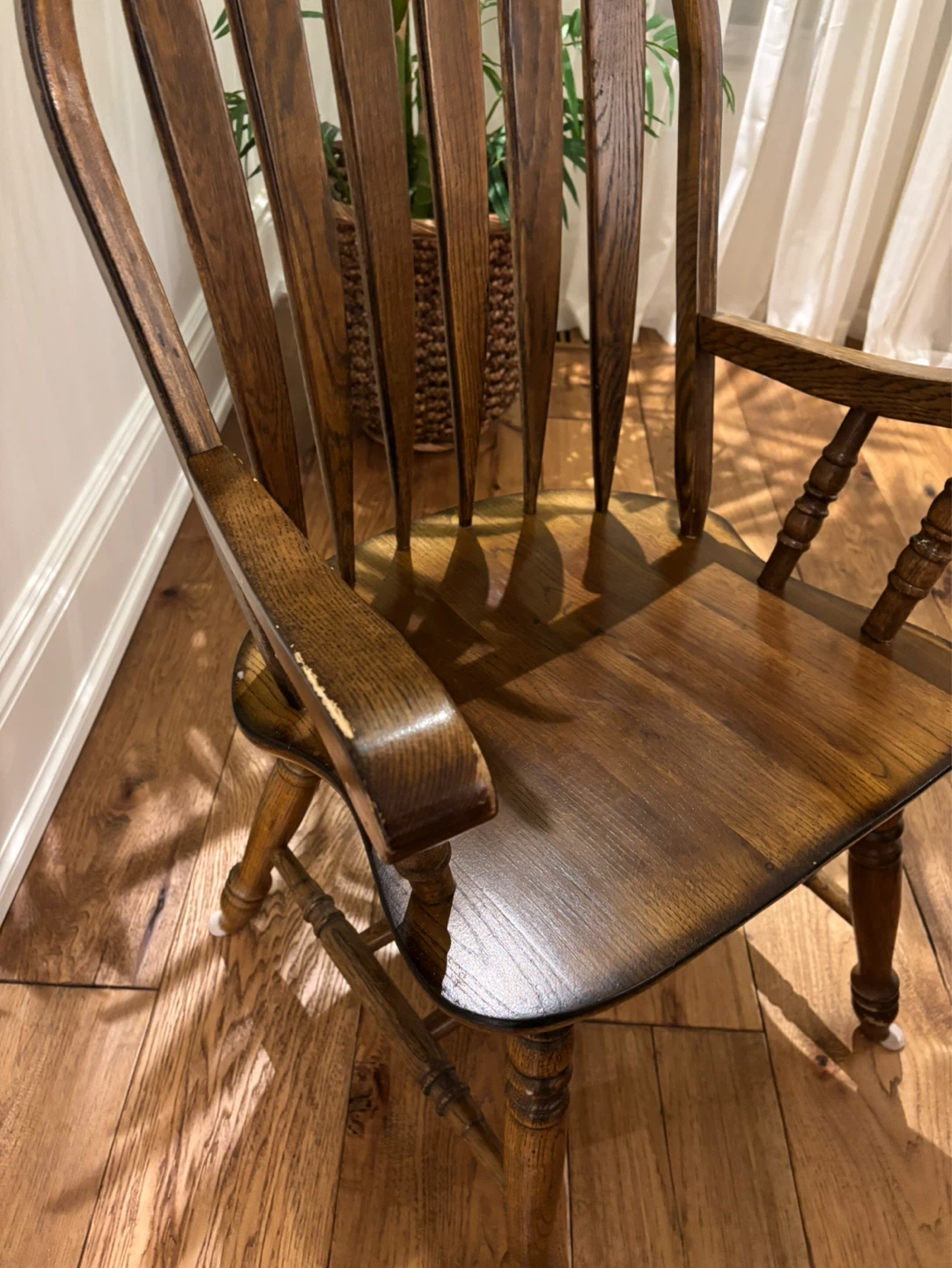 Wooden Arm Chair - photo 2