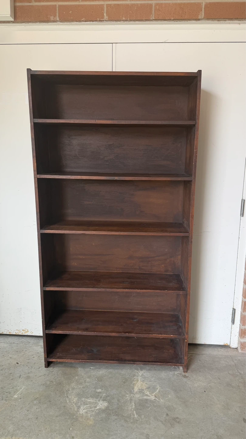 Dark Wooden Bookshelf