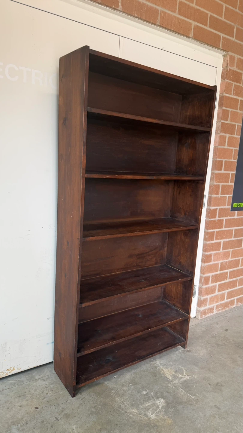 Dark Wooden Bookshelf - photo 5