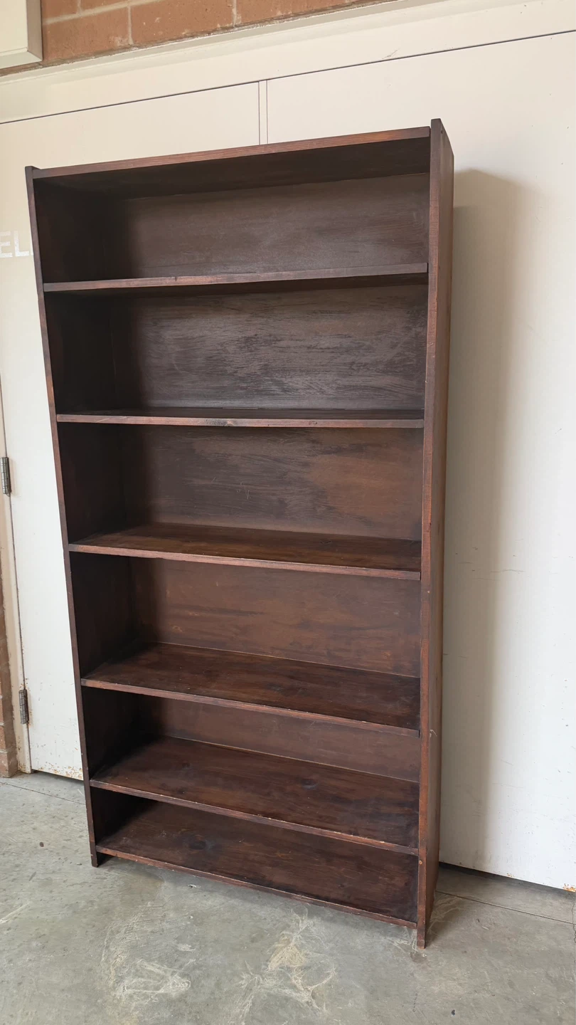 Dark Wooden Bookshelf - photo 4