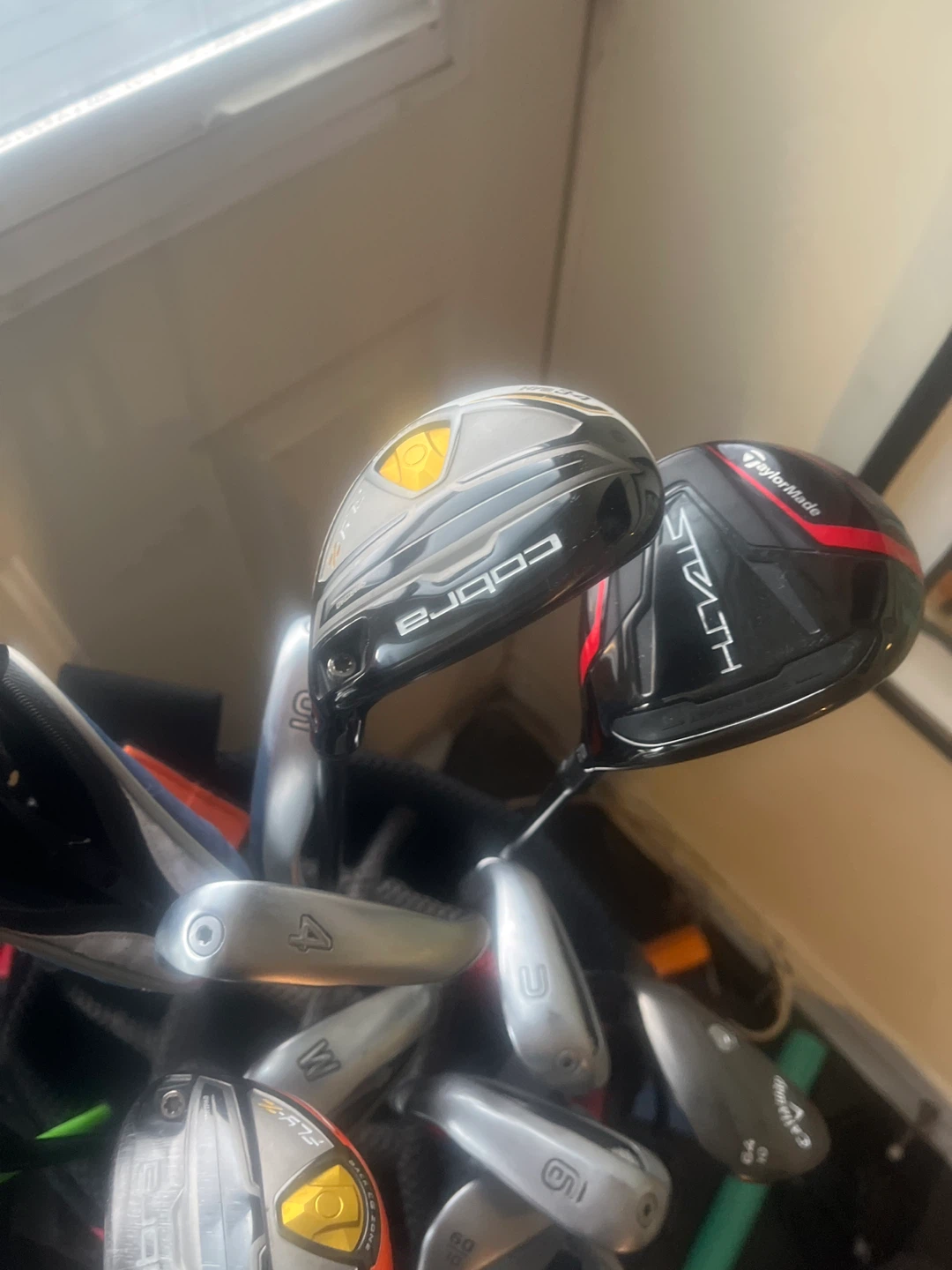 Golf Club Set with Cobra and Callaway Clubs and Sun Mountain Bag