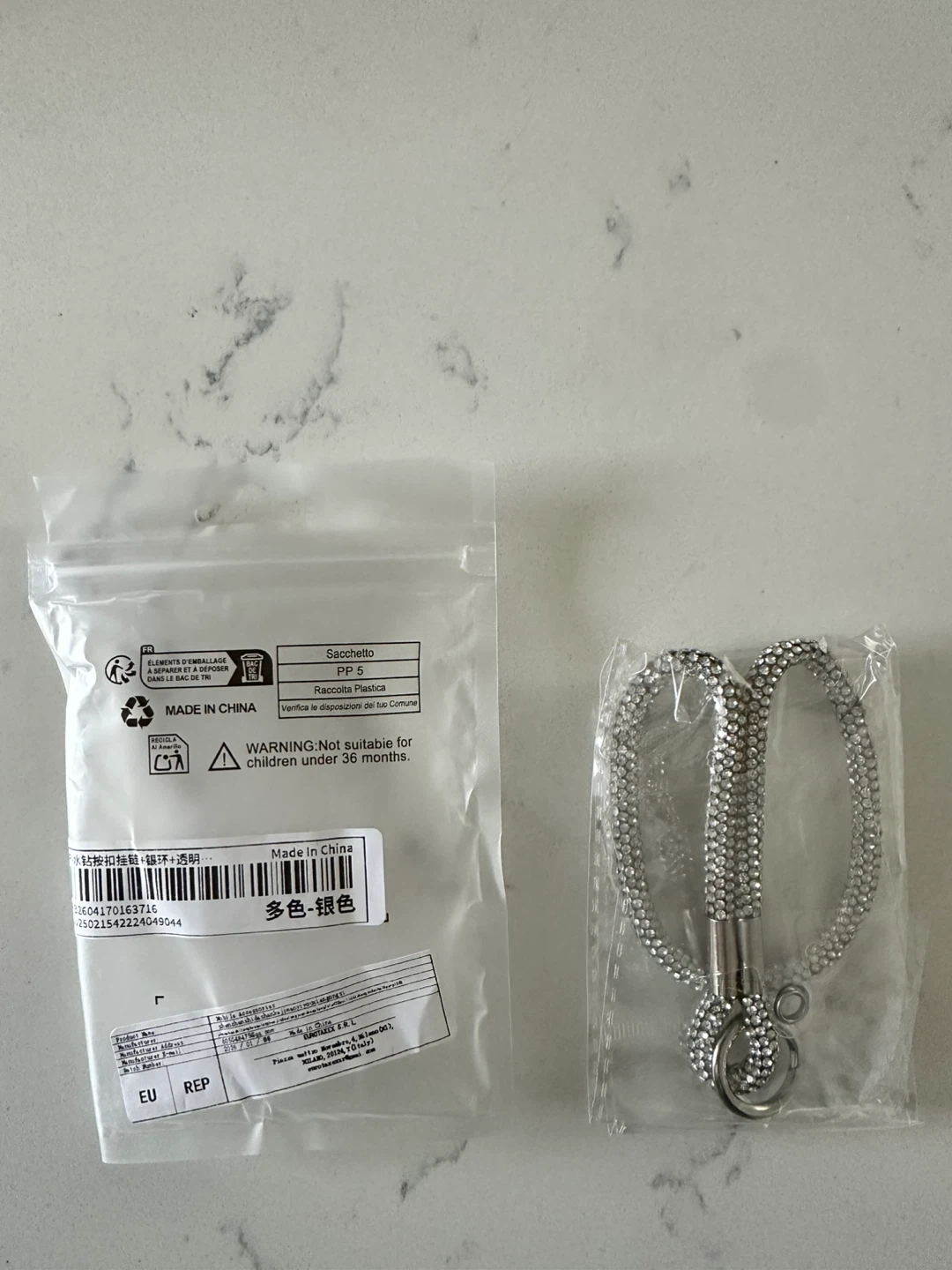 Rhinestone Keychain / Phone strap - photo 2