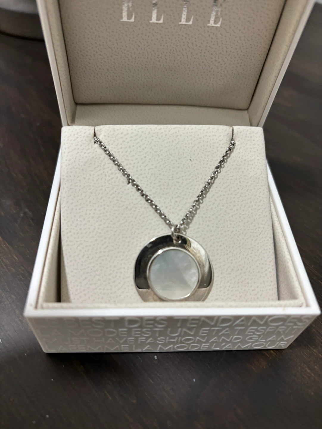 ELLE Ring and Necklace Set with Mother-of-Pearl - photo 2