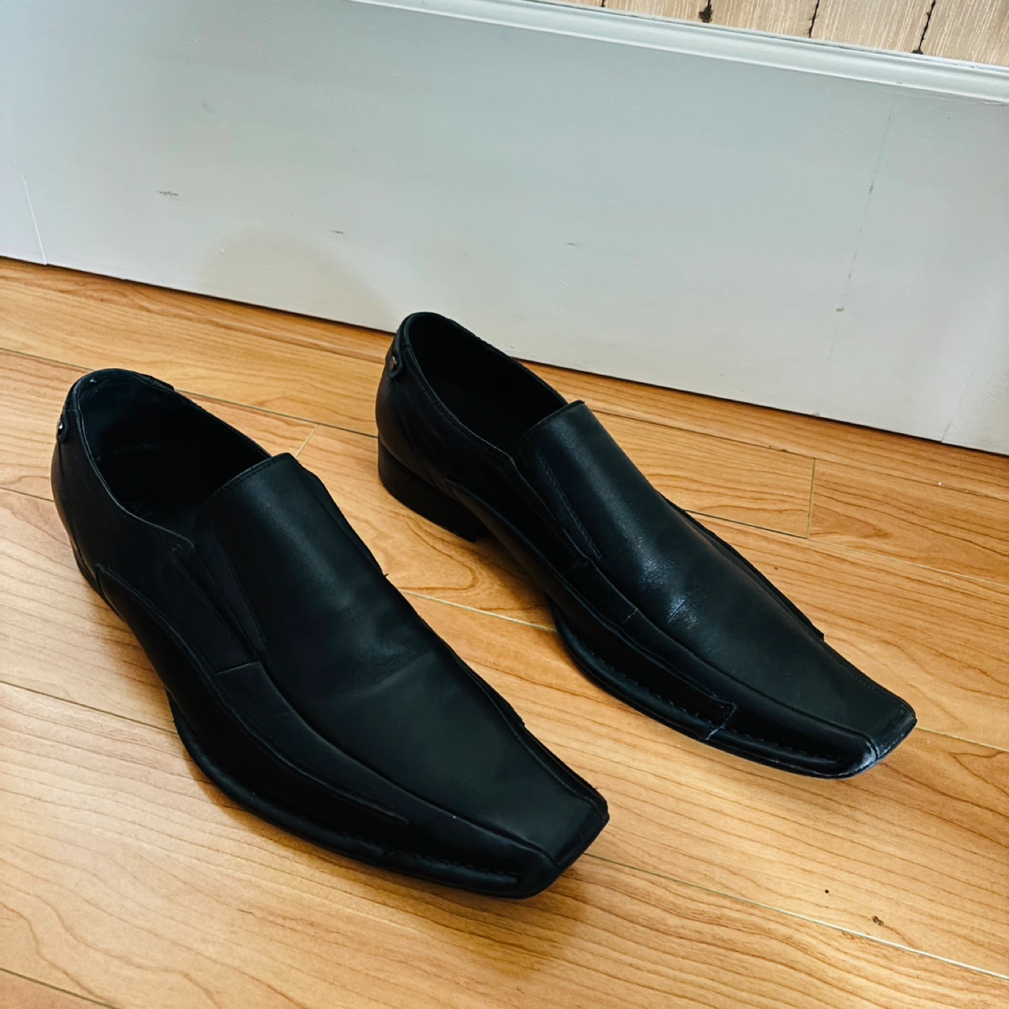 ALDO Black Leather Dress Shoes