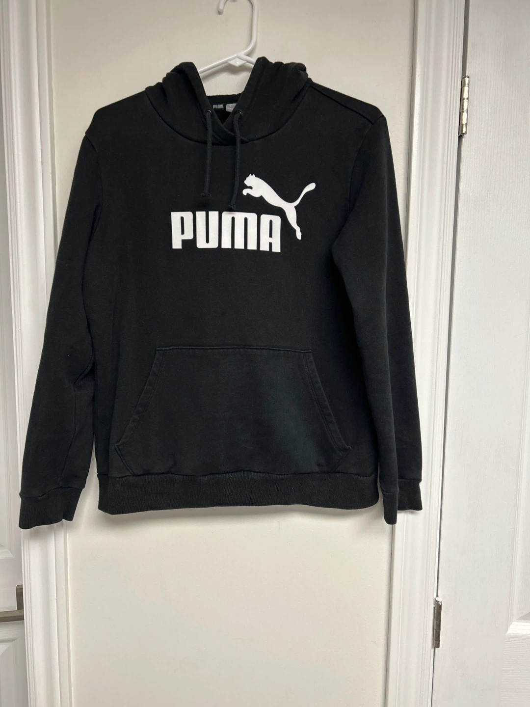 Puma Black Hoodie - Size Medium