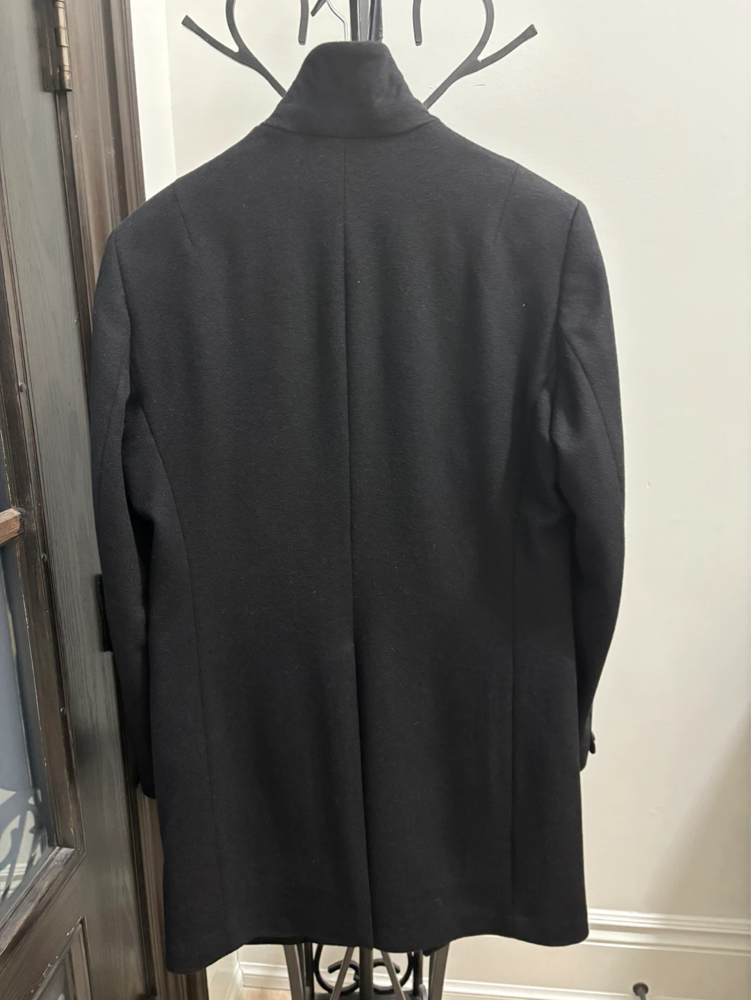 AllSaints "Thirty Eight" Black Wool Blend Coat - photo 2