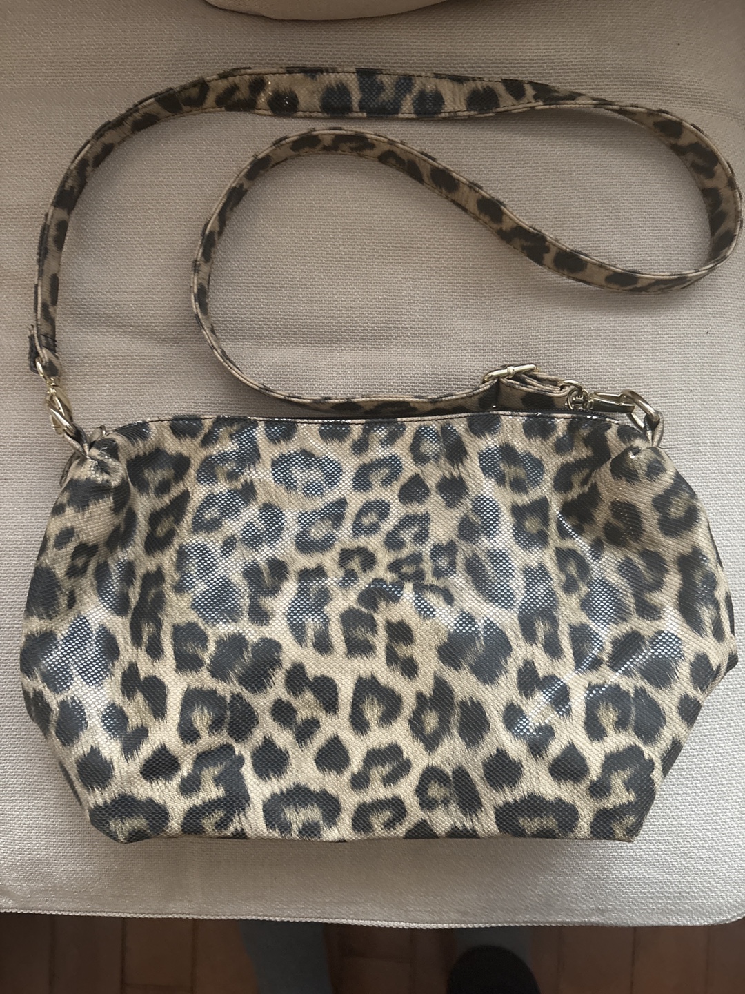 Leopard Print Crossbody Bag