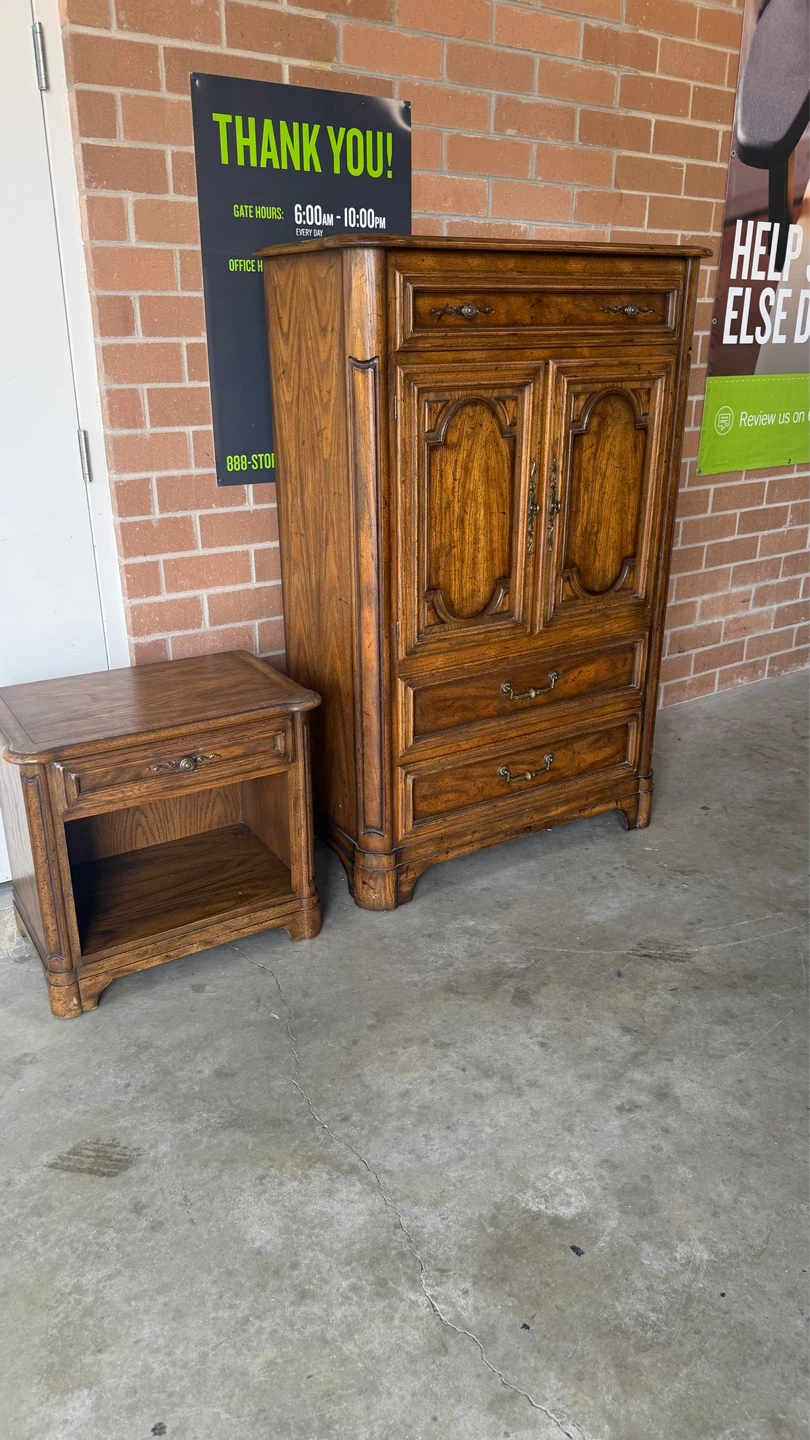 Century Furniture Armoire and Nightstand Set - photo 2