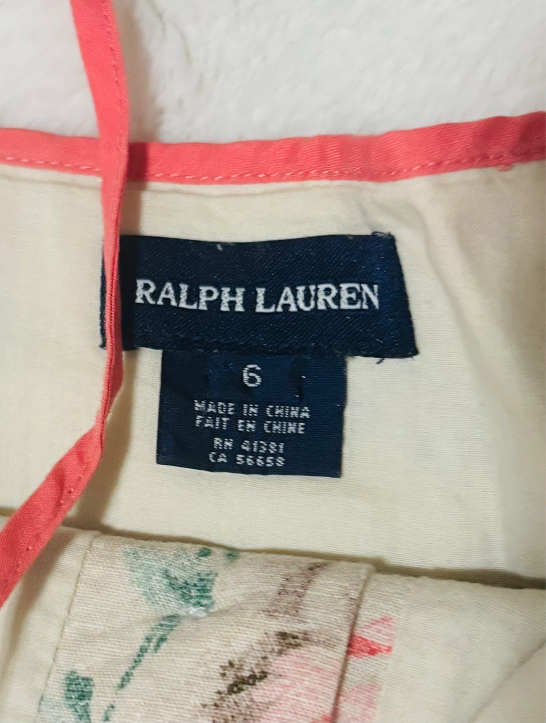 Ralph Lauren Floral Button-Front Dress Size 6 - photo 2