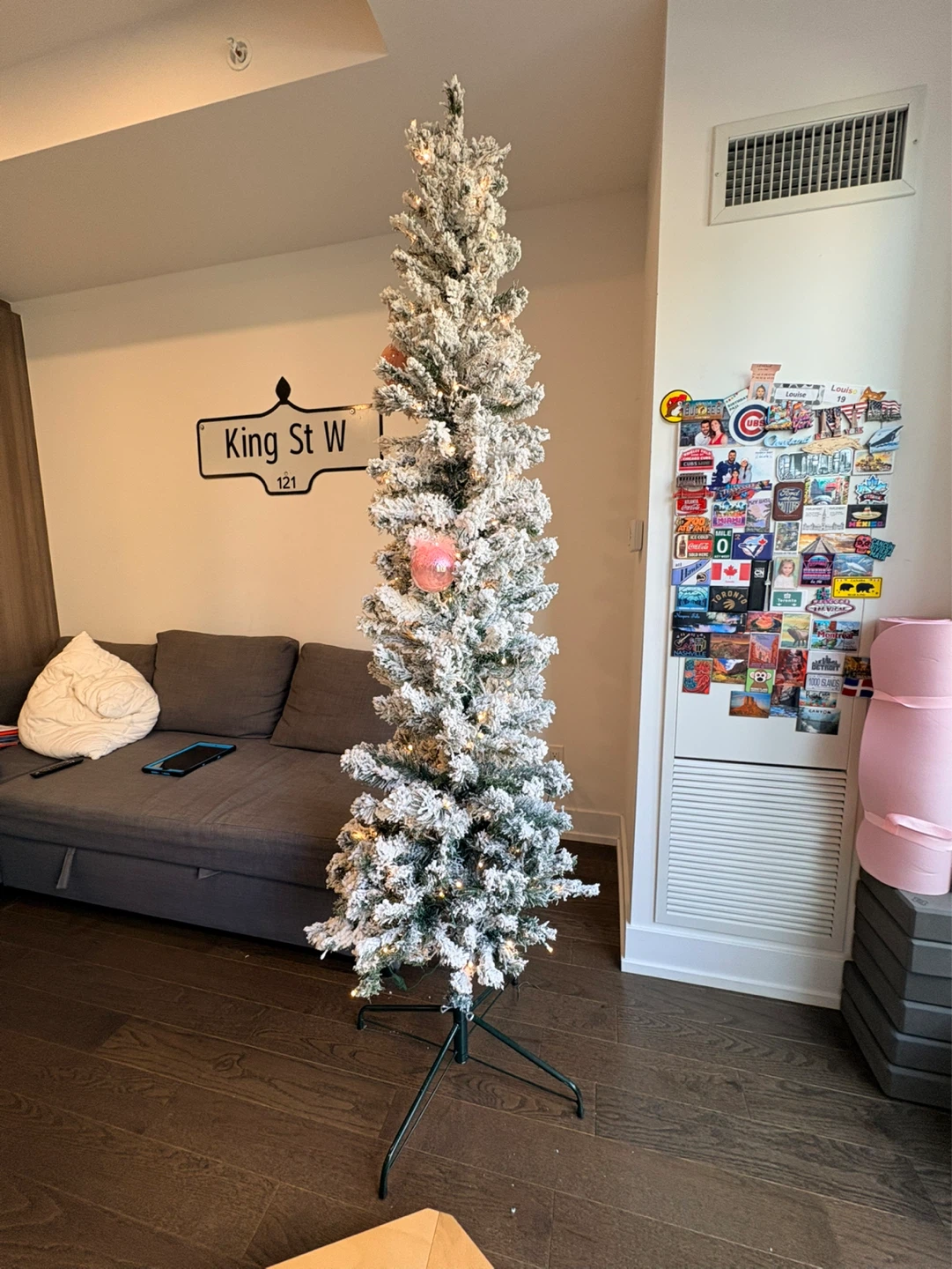 Flocked Artificial Christmas Tree - photo 2