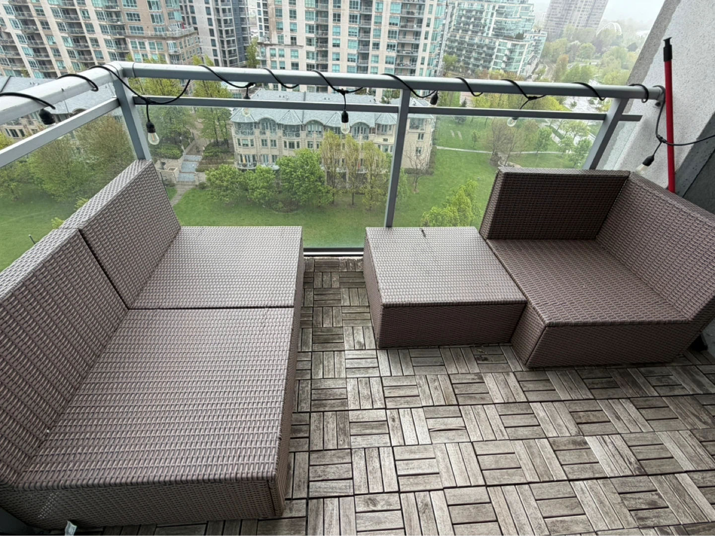 Wicker Sectional Patio Furniture Set